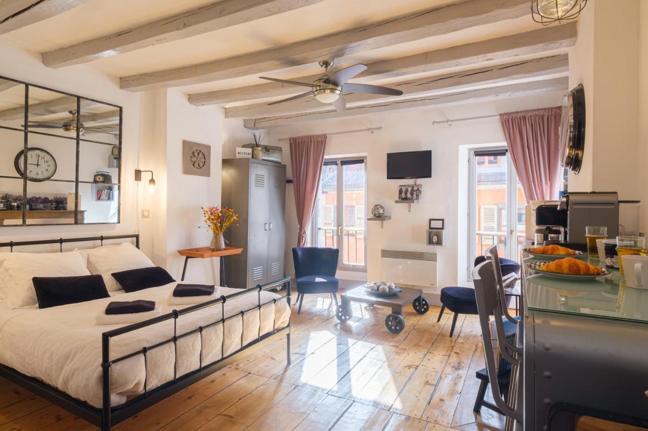 Au Grey D'Annecy, Studio Cosy Au Coeur De La Ville Esterno foto